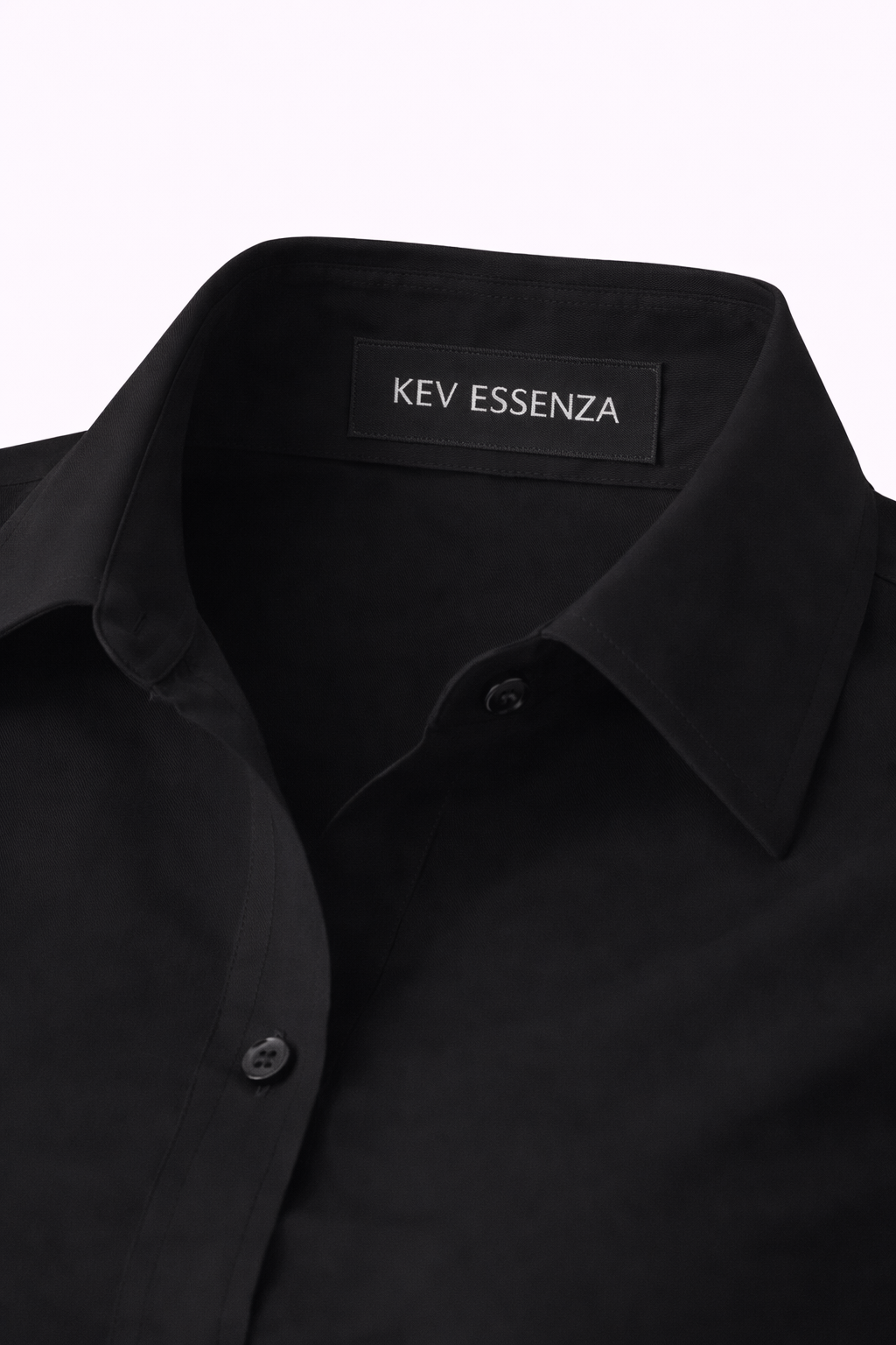 Camisa Essenza Nero Manga Larga