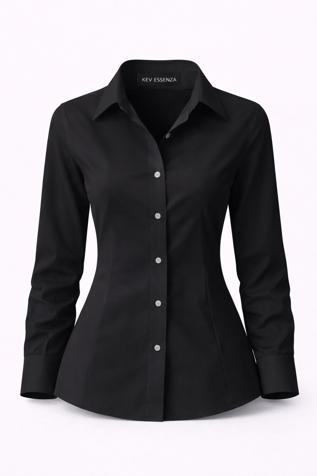 Camisa Essenza Nero Manga Larga