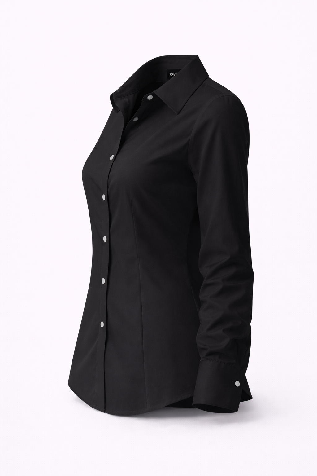 Camisa Essenza Nero Manga Larga
