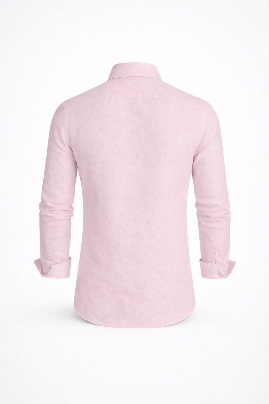 Camisa Lino Manga Larga Semi Slim