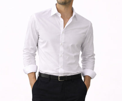 Camisa Essenza Nero Manga Larga