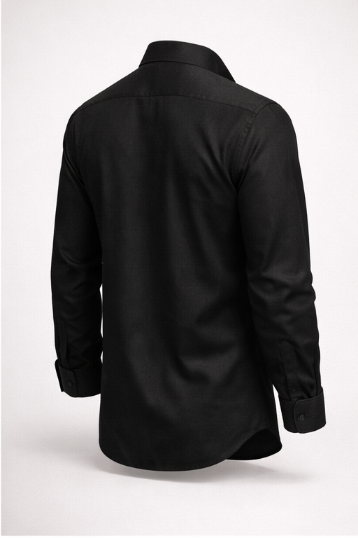 Camisa Essenza Nero Manga Larga